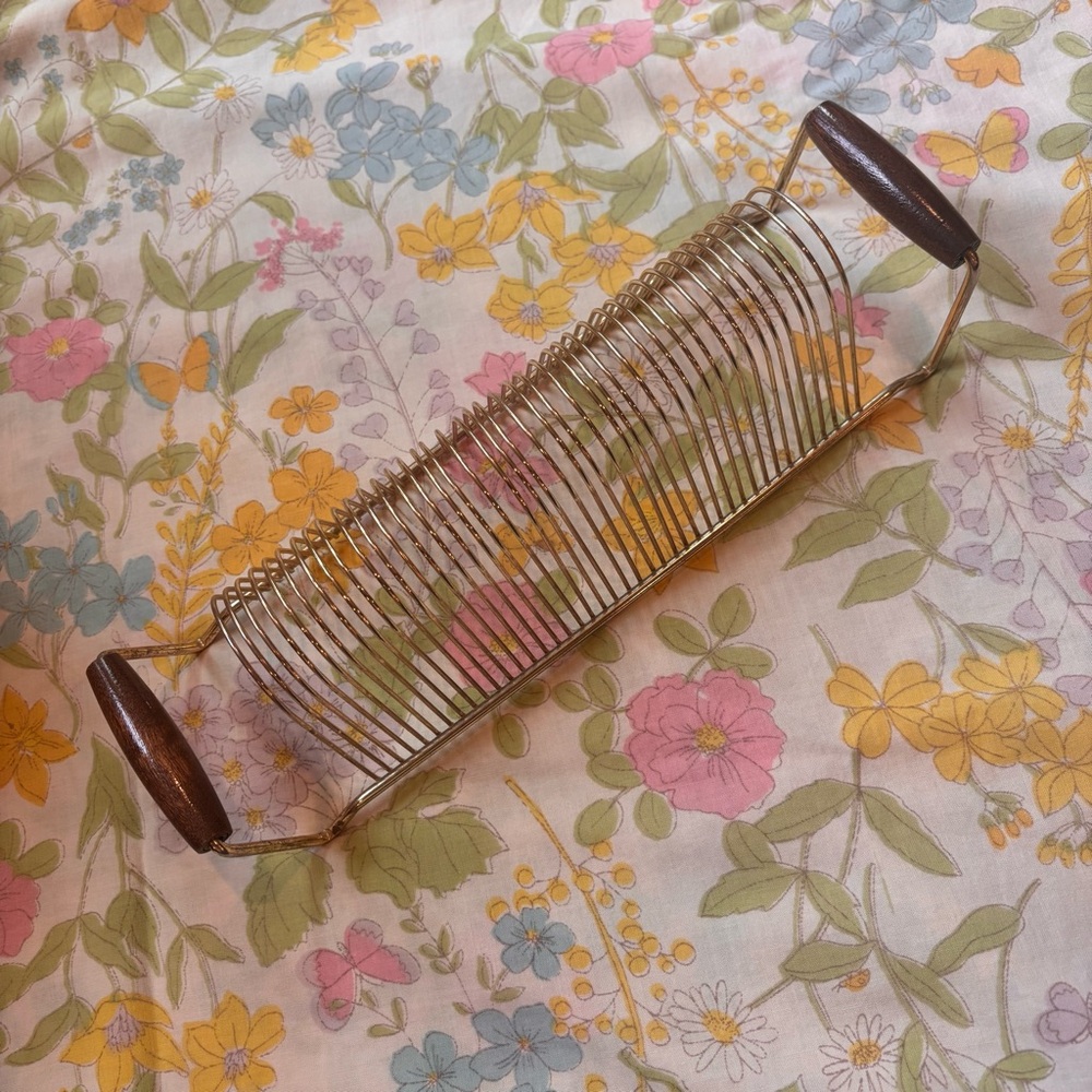 Vintage Brass Record Holder
